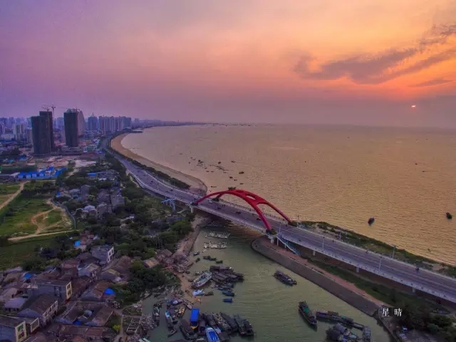 北海迷人的海湾廉州湾